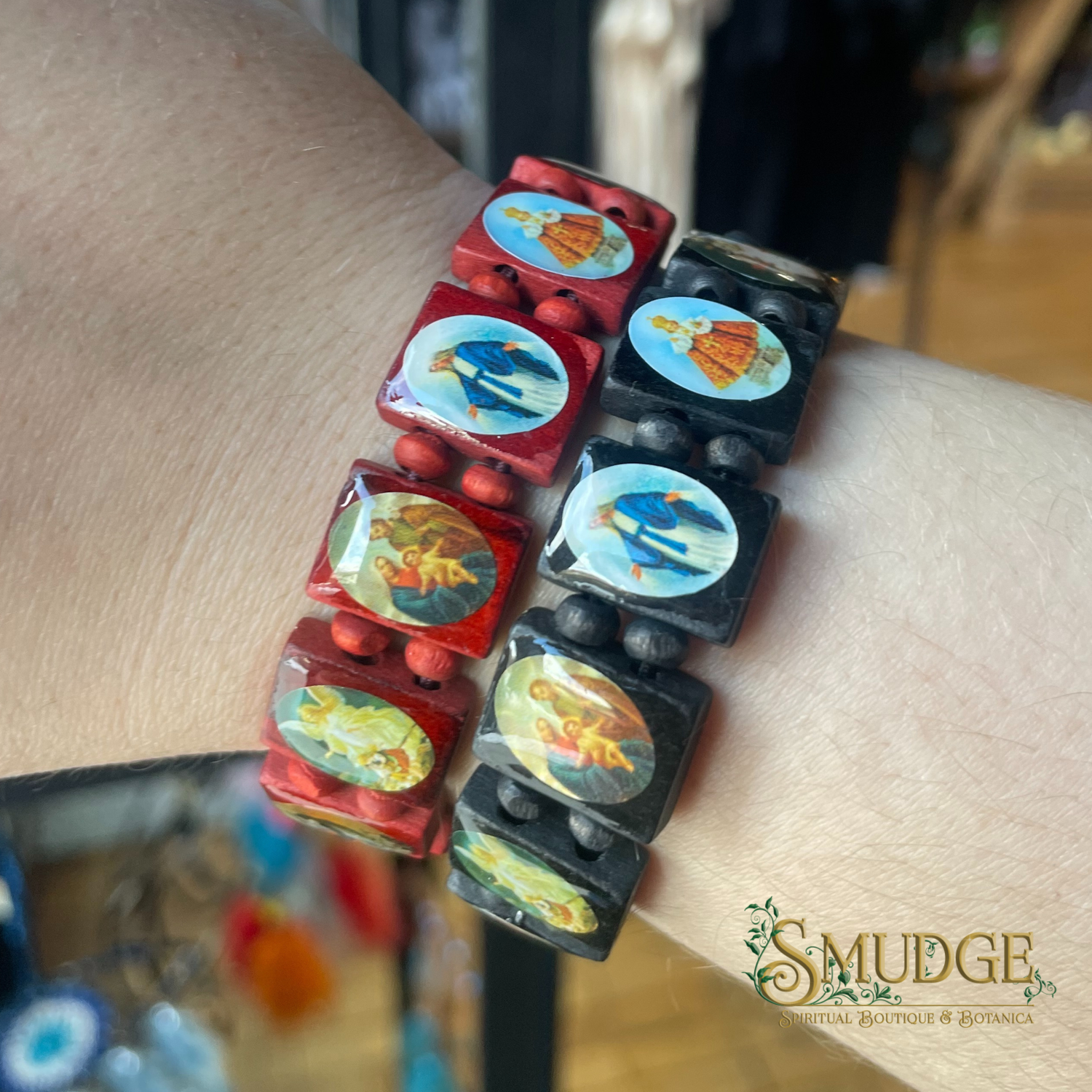 Wooden Saint Bracelets