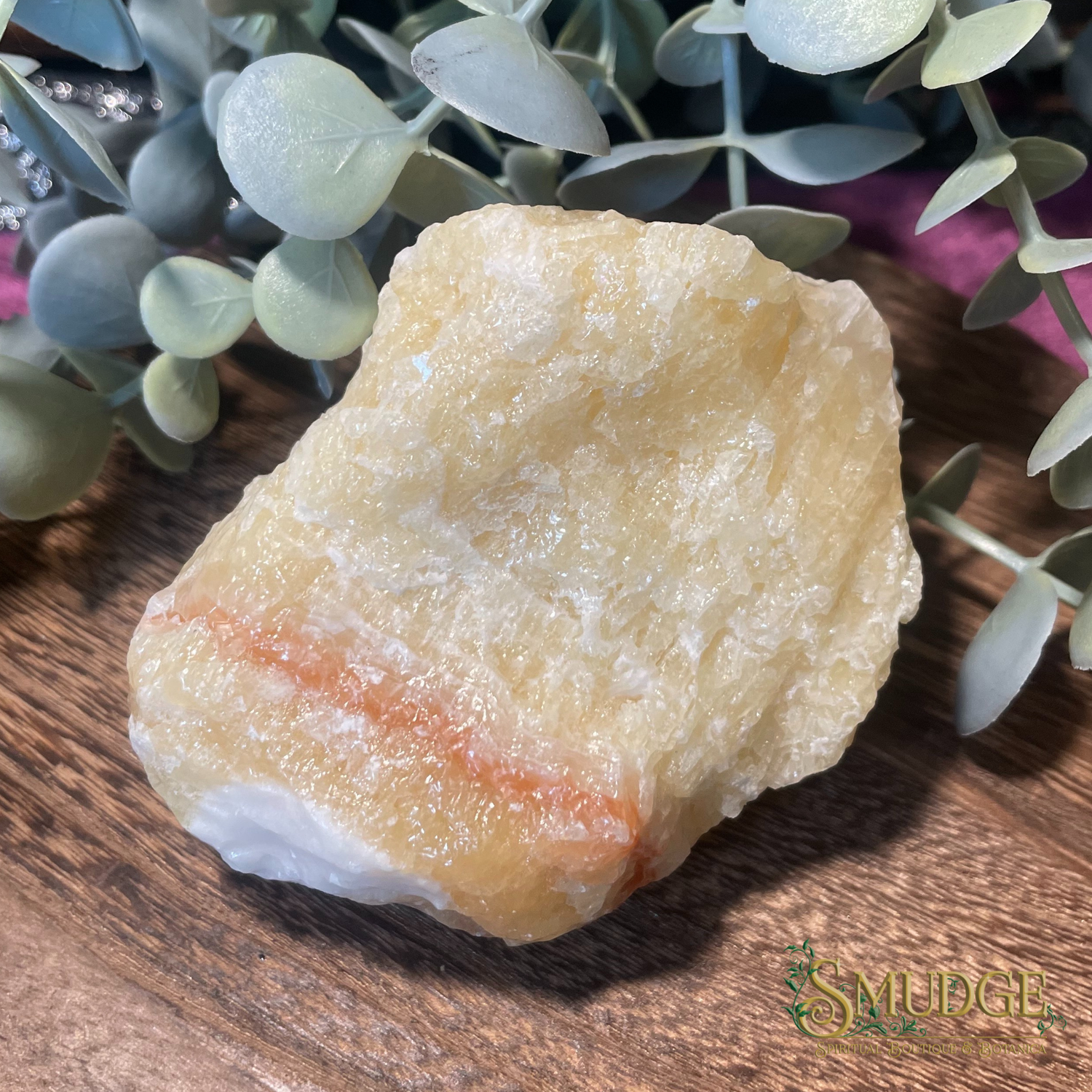Natural Yellow Calcite