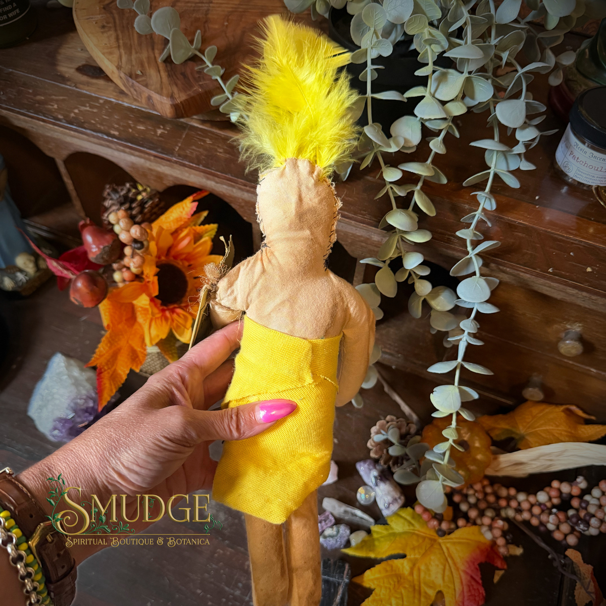 Spark Your Creativity - Yellow Bewitched Voodoo Doll